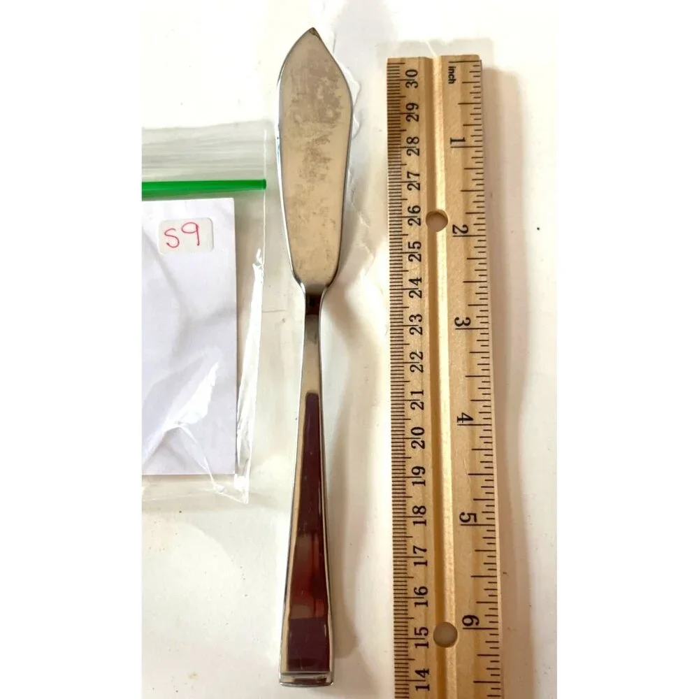 Wallace 1835 Stainless Steel Butter Spreader Knife Silver Tone 7 Inches Long S9